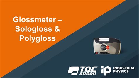 TQC Sheen Glossmeter – Sologloss & Polygloss 